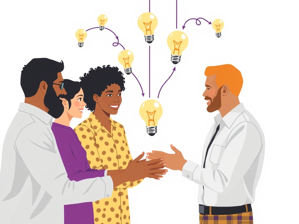 Corporate examples like Dell, automakers, and Cloetta with AI, blockchain, and sustainability icons representing future trends in equitable supplier innovation.