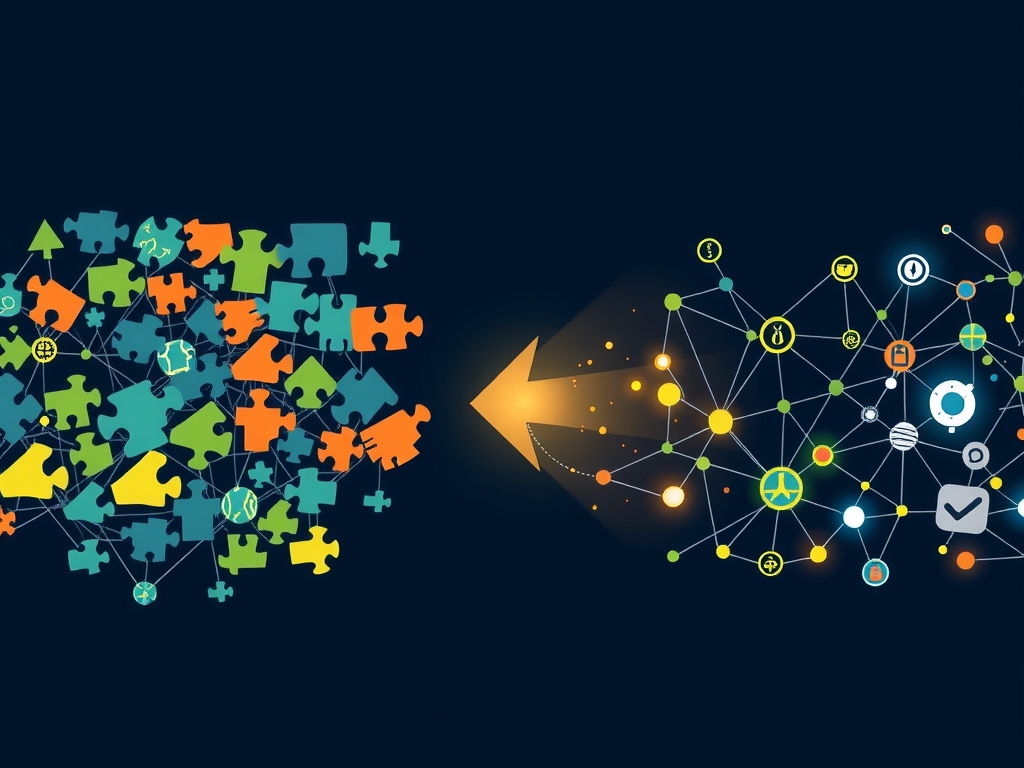 Step-by-step roadmap graphic showing six strategic steps to empower supplier network evolution: mapping, digital investment, KPI alignment, relationship strengthening, governance, and technology leverage.