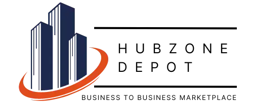 Blue building icon with an orange swoosh encircling the bottom, next to the text "ALLCITY TOWERS" in black Arial font.