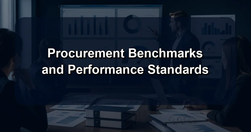 Procurement Benchmarks and Performance Standards