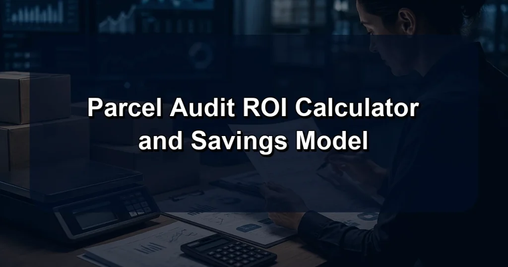 Parcel Audit ROI Calculator and Savings Model