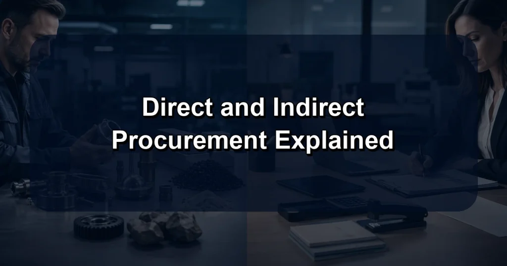 Direct and Indirect Procurement Explained
